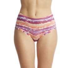hanky panky X2319 Women's Organic Cotton Boyshort w/Lace White Boy Shorts XS