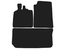 Velours Fußmatten für Smart Fortwo II 2007-2014 , Anthrazit x14 Rand