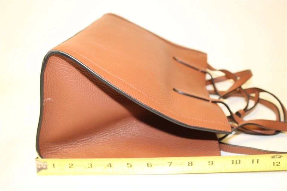 Banana Republic NEW Tailored Medium Tote Cuoio $168 Brown Leather Bag 425105 - Image 4 of 4