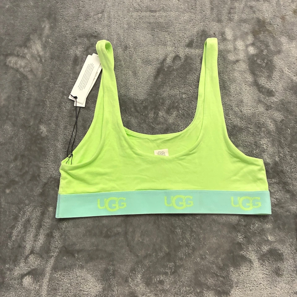 Bralette UGG W Gwendolynn Talla Mediana Verde Lima Ropa Activa Salón Dormir Top Foto 4 de 4