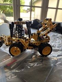LEGO TECHNIC: Mini Backhoe Loader (42004) 100% Complete, Two Instructions No Box