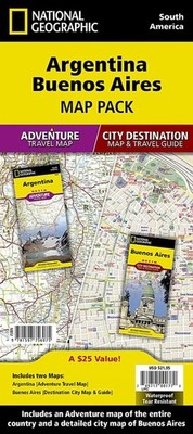 Argentina, Buenos Aires (Map Pack): City Destination Maps by Nat Geo Maps (Engli