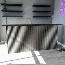 Wooden panel Salon/ Reception Desk