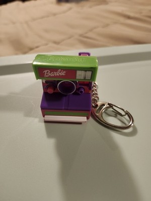 World's Smallest Pink Barbie Polaroid  600 Camera Keychain Miniature