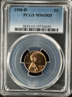 1956-D  1C RD Lincoln Wheat One Cent  PCGS MS65RD  35750650
