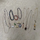 Lot Of 15 Vintage Estate Costume Jewelry Brooch Necklace Monet Napier Jerry’s