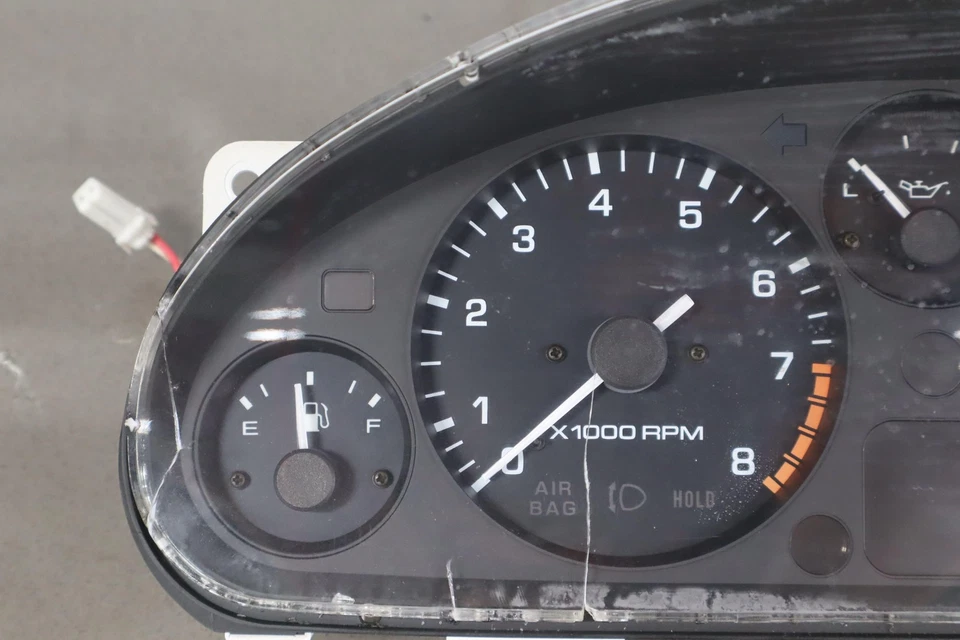 Cuadro de instrumentos velocímetro Mazda Miata NA 1990-1996 140 MPH *roto* Foto 3 de 4
