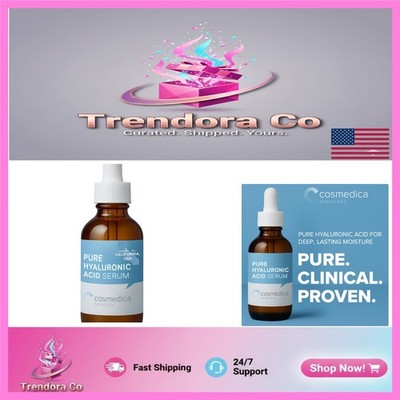 Brightening & Hydrating 100% Pure Hyaluronic Acid Serum - 2oz for All Skin Types