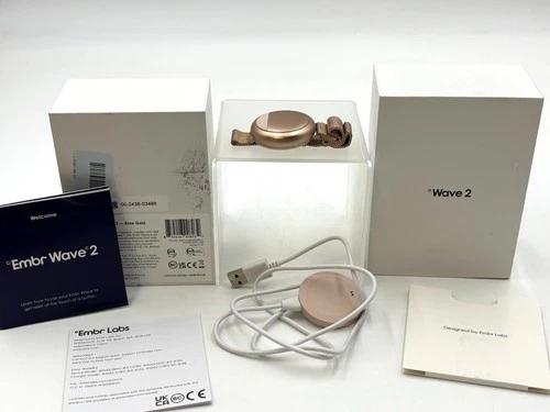 Embr Labs Wave 2 Cooling Wristband For Night Sweats Menopause Rose Gold