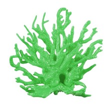 Aquarium Coral Decoration 4.9x2x4.3 Inch, (Green, 1 Pcs)