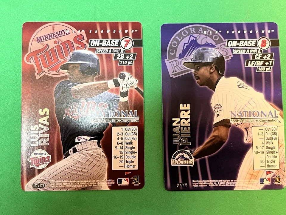 MLB Showdown Pennant Run 2001 conjunto de promoción de 6 cartas ICHIRO ROOKIE NSCC Foto 3 de 4