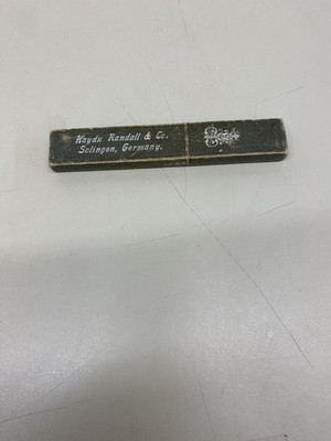 Antique HAYDN RANDALL & CO. Solingen Germany Straight Razor EMPTY BOX