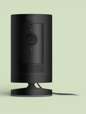 Ring Stick Up Telecamera di sicurezza HD 1080p plug-in - Nero (AB)