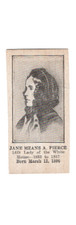 VERY RARE  Jane Means A. Pierce, ca.1930 (W589) President and Wives Strip Card