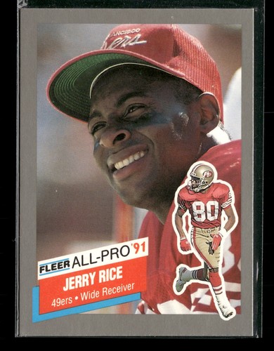 Jerry Rice All Pro Rookie 1991 Fleer #20 Jerry Rice All-Pro '91 San Francisco 49ers | eBay