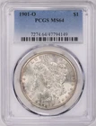 1901-O Silver Morgan Dollar, PCGS MS64