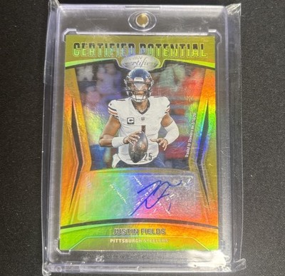 2024 Panini Certified Justin Fields Certified Potential auto 3/25 