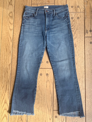 #ad MotherThe Insider Crop Step Fray Jns29 Mid wash blueSweetamp;SassyRetail 248 $49.00