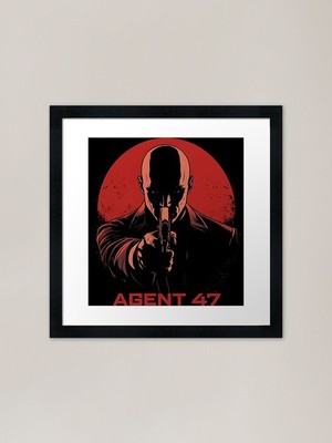 Hitman Framed Art Print Framed Wall Art Poster Canvas Print Picture