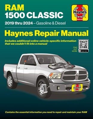 Haynes RAM 1500 Classic 2019-2024 Repair Manual - Shop & Service Book