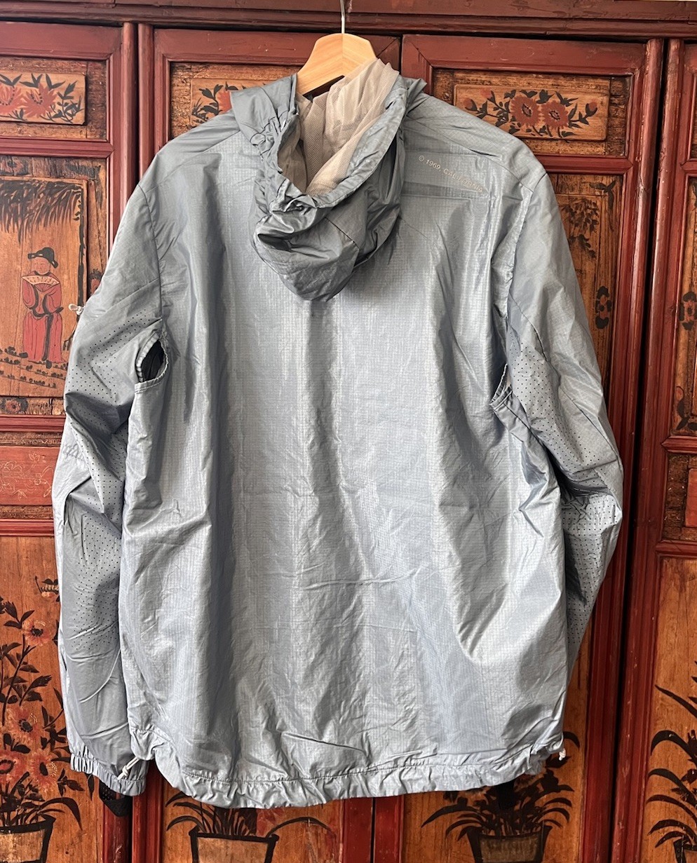 Satisfy Silver Shell Packable windbreaker Jacket … - image 2