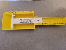 Vintage Teets General Store Terra Alta WV Advertising Measuring Tool