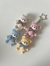 Crochet, Mini Bear, Keychain, Teddy Amigurumi, Cute Gift