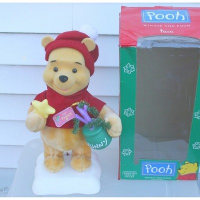 Winnie the Pooh Pooh Stars & Honey 16'' Holiday Animated Figure Telco Motions