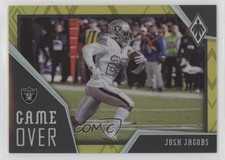 2020 Panini Phoenix Game Over Yellow 19/75 Josh Jacobs #11 0ja4