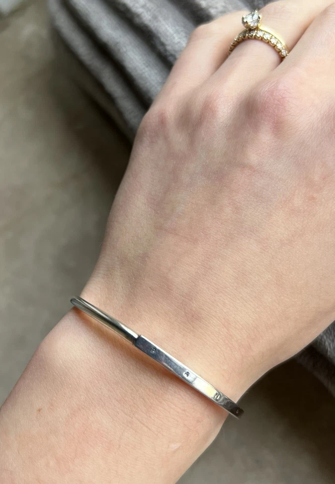 Pandora Armreif „Signatur“ Silber 925 Größe 16, Neupreis: 79,00€