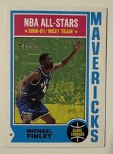 2001-02 Topps Heritage All-Star Michael Finley #106