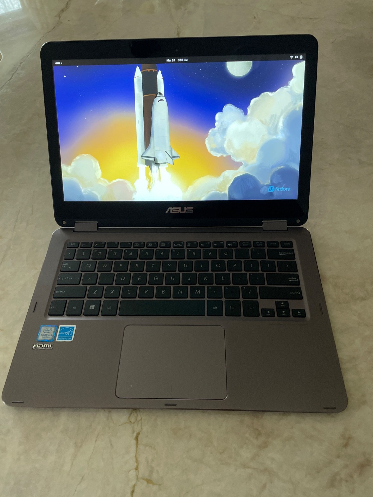 ASUS ZenBook Flip UX360C, 13.3-Inch Laptop, with Intel Core M, Linux
