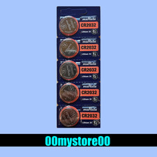 5pc MURATA/SONY CR2032 DL2032 Lithium 3V Watch Battery Exp. 2036 Ships From CA
