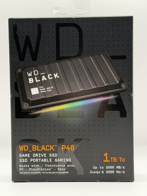 WD_BLACK P40 Game Drive 1TB External Portable SSD USB-C 2000MB/s
