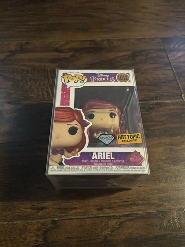 Little Mermaid Funko Pop! Disney Ariel Diamond Glitter Hot Topic 1012 Protector