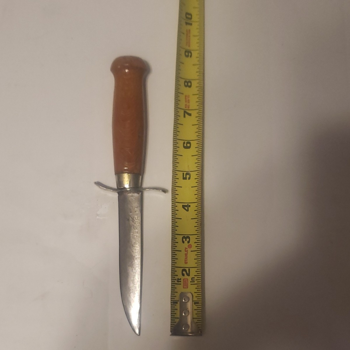 GC & CO Mora Sweden Vintage Hunting Fixed Blade Knife Wood Handle