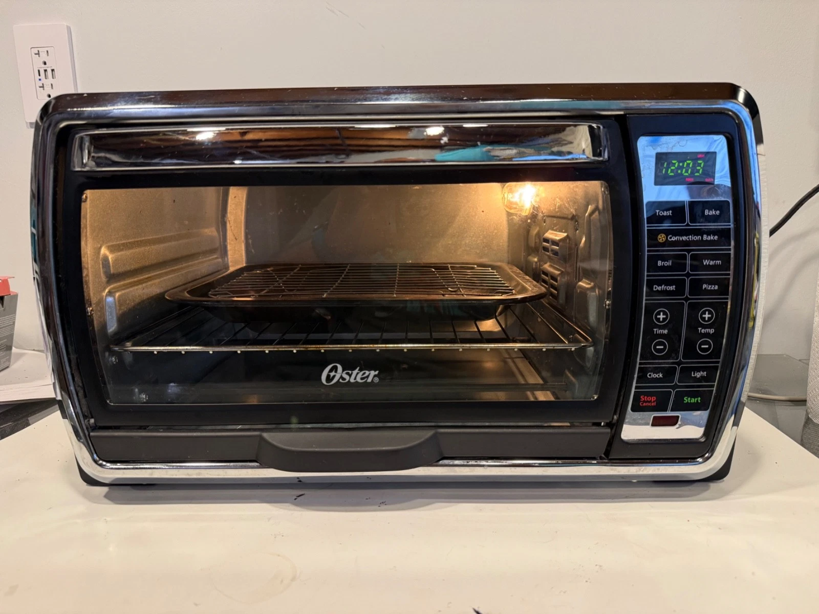 Oster Digital Convection Countertop Toaster Oven TSSTTVMNDG Tested Works
Opens in a new window or ta