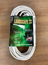 Coleman Cable 20ft 16 Gauge Outdoor Extension Cord - Beige - Outdoor Cord - New