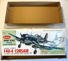 OPEN BOX Guillows Kit 1004 F4U-4 CORSAIR Balsa Wood Model Plane Kit 30-3/4" W/S