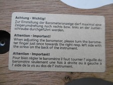 Analoge Wetterstation Barometer Thermometer Hygrometer aus Eiche rustikal