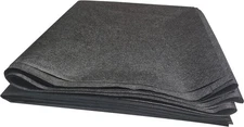Upholstery Dust Cover Fabric 3 Yards x 63" Black Non-Woven Under Sofa