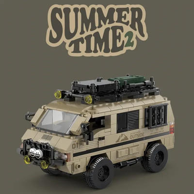 Happy Build Power Build PB8823 Summer Time 2 - Camper Van (Karton Beschädigt)