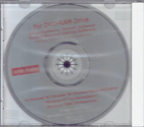 PANASONIC DVD-RAM Driver CDROM for WINDOWS VFF0081-4 in Jewel Case - SEALED - D