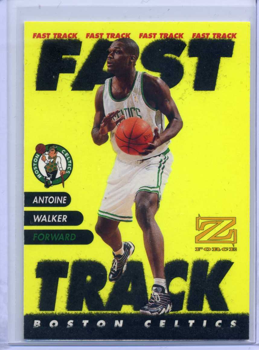 Antoine Walker 1997-98 Skybox Z-Force FAST TRACK INSERT #11