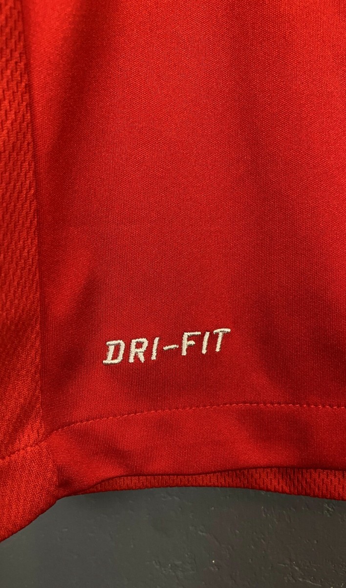 NIKE MEN'S FSV MAINZ 05 TRAINING RED SOCCER FOOTBALL SHIRT JERSEY