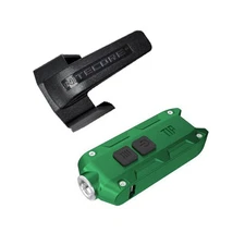 Nitcore TIP USB Rechargeable Green Keychain Flashlight -XP-G S3 LED - 360Lm