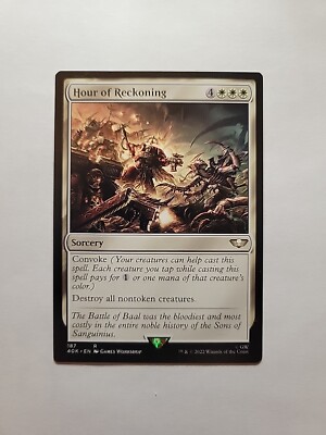 MTG Hour of Reckoning Warhammer 40,000 187 Regular Rare | eBay MTG Hour of Reckoning Warhammer 40,000 187 Regular Rare | eBay