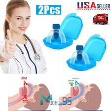 2 uds Deje de roncar Protector de boquilla Anti ronquidos Rechinar los dientes