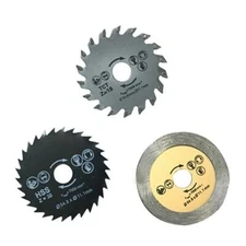 3pcs Circular Saw Blade TCT/G50/HSS Diamond Cutting Disk for Wood Tile Metal