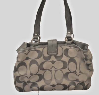 バッグ Coach Soho Shoulder Bag Signature gray COACH SOHO Shoulder Bag 19253- Gray | eBay